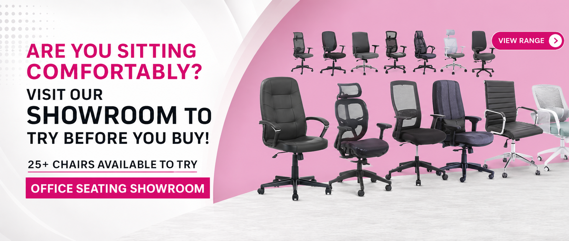Office Chairs Showroom Banner 768